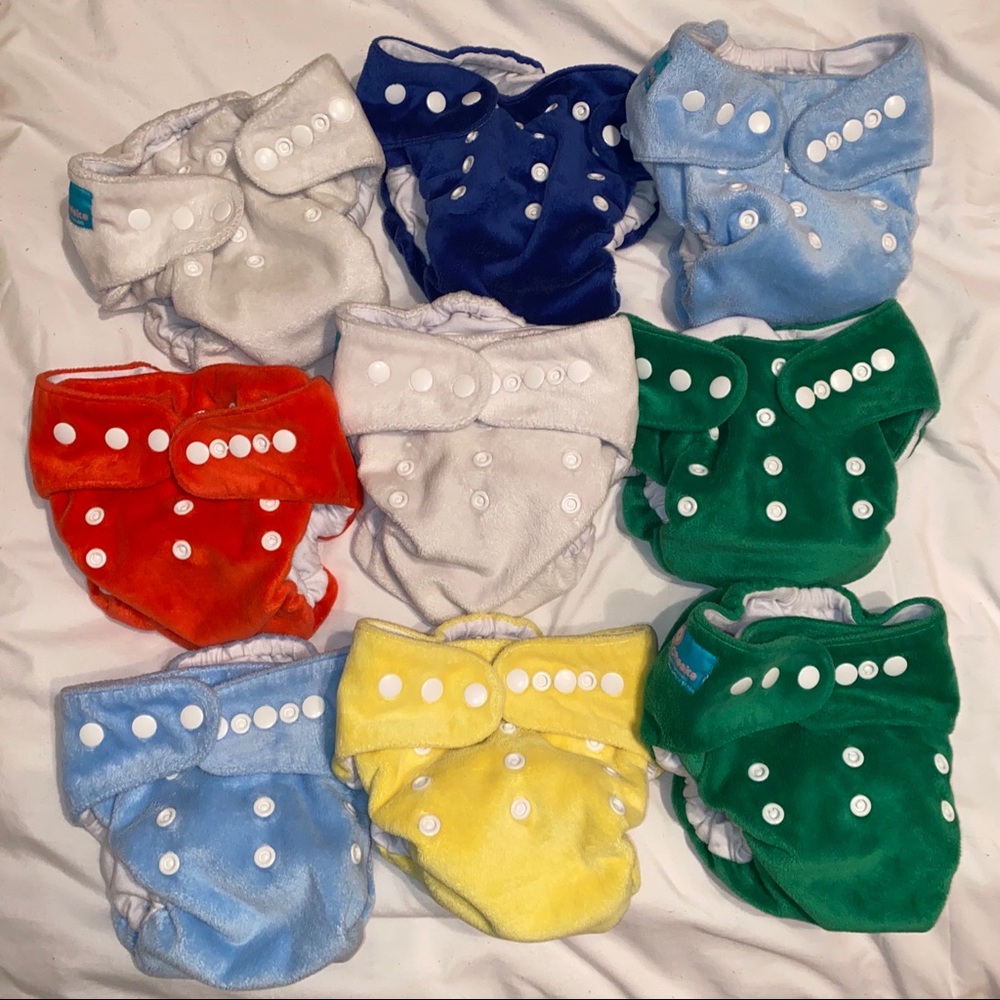 Bum Cheeks Fuzzy Cloth Diapers